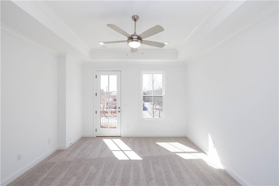 Spacious, unfurnished interior of a new home in Ecco Park, Alpharetta (Image 30).