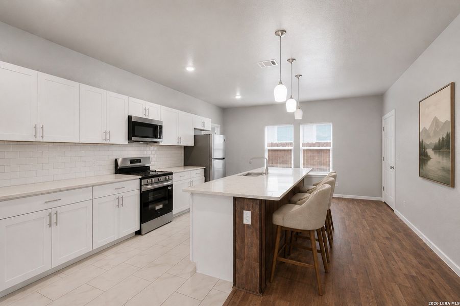 Furnished interior view inside a new home in , San Antonio (Image 12).