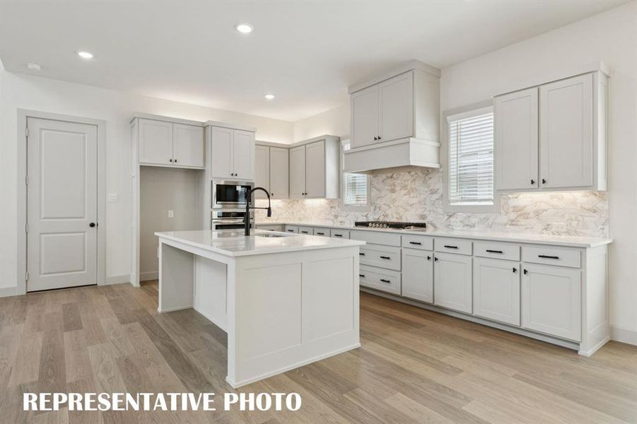 You'll find outstanding prep and storage space in our Rennes kitchen.  REPRESENTATIVE PHOTO