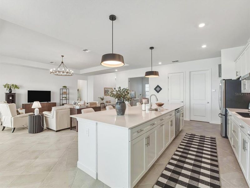 Furnished interior view inside a new home in , Englewood (Image 12).