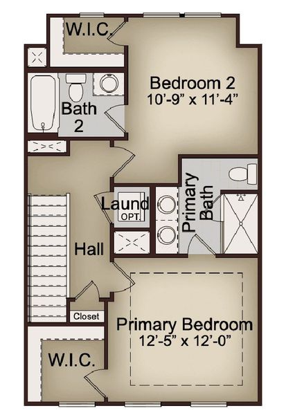 2D floor plan layout of this home in Array, Atlanta, GA (Image 3).