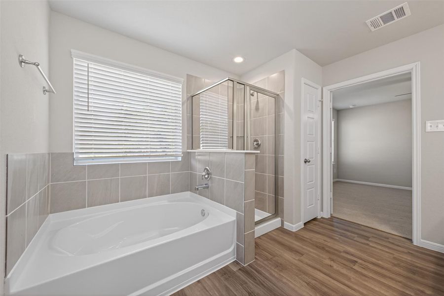 Furnished interior view inside a new home in Woodland Lakes, Huffman (Image 14).