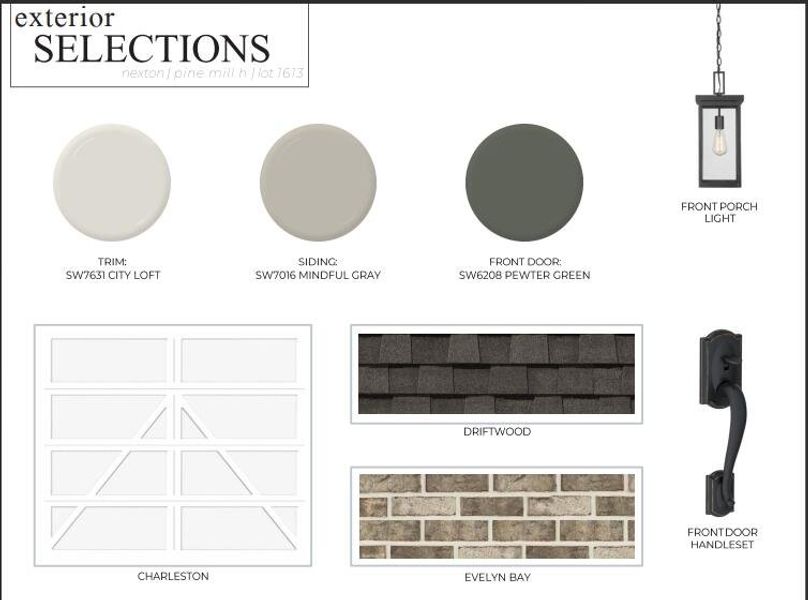 Sample of building materials used in homes in , Summerville (Image 3).