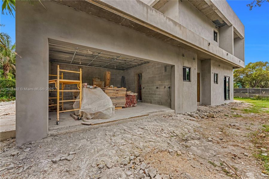 In-progress construction of a new home in , Miami Shores, FL (Image 8).