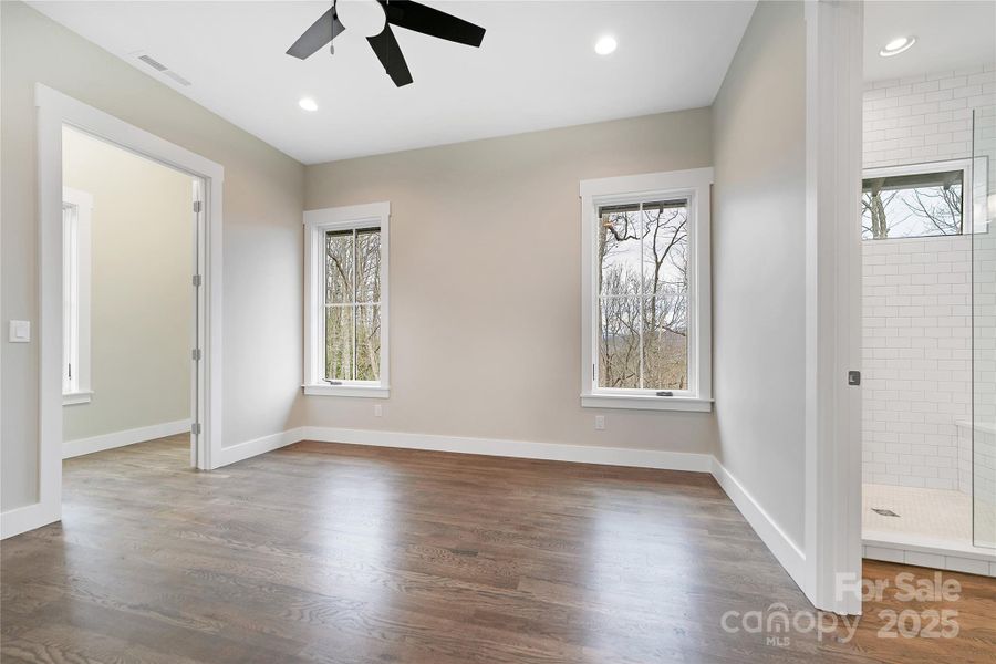 Spacious, unfurnished interior of a new home in , Pisgah Forest (Image 19).