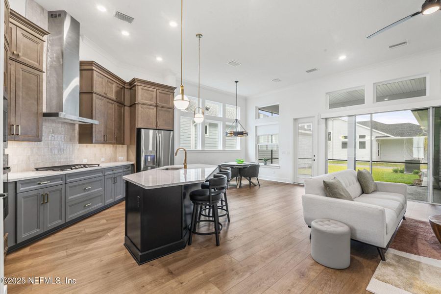 Furnished interior view inside a new home in Seven Pines 50' Rear Entry, Jacksonville (Image 9).