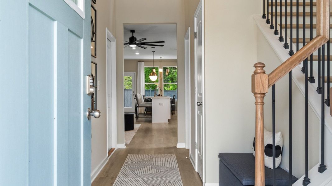 Representative furnished interior of a home built from the Millhaven by DRB Homes in Enclave at Evergreen, Fairburn (Image 3).