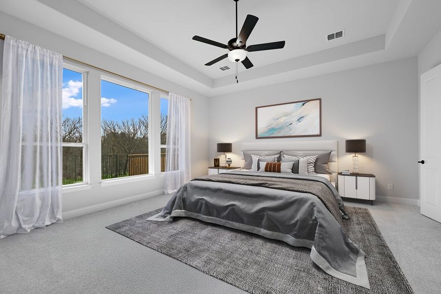 Furnished interior view inside a new home in The Ridge at Northlake, Northlake (Image 4).