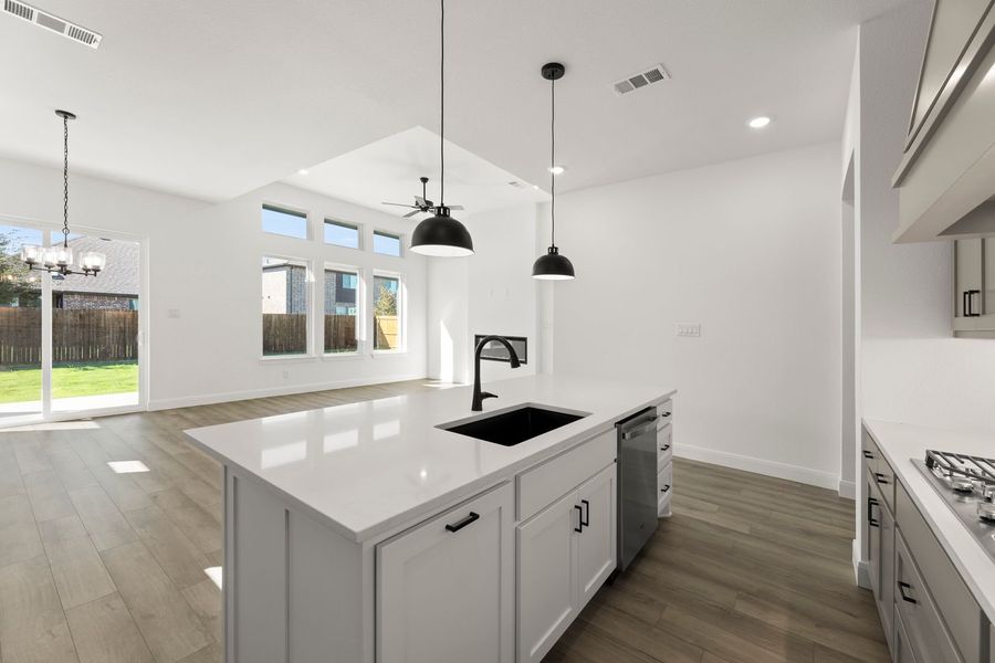 Furnished interior view inside a new home in West Crossing, Anna (Image 7).