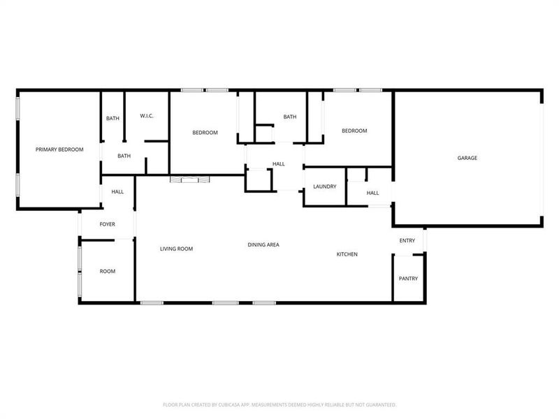 2D floor plan layout of this home in , Fort Worth, TX (Image 5).