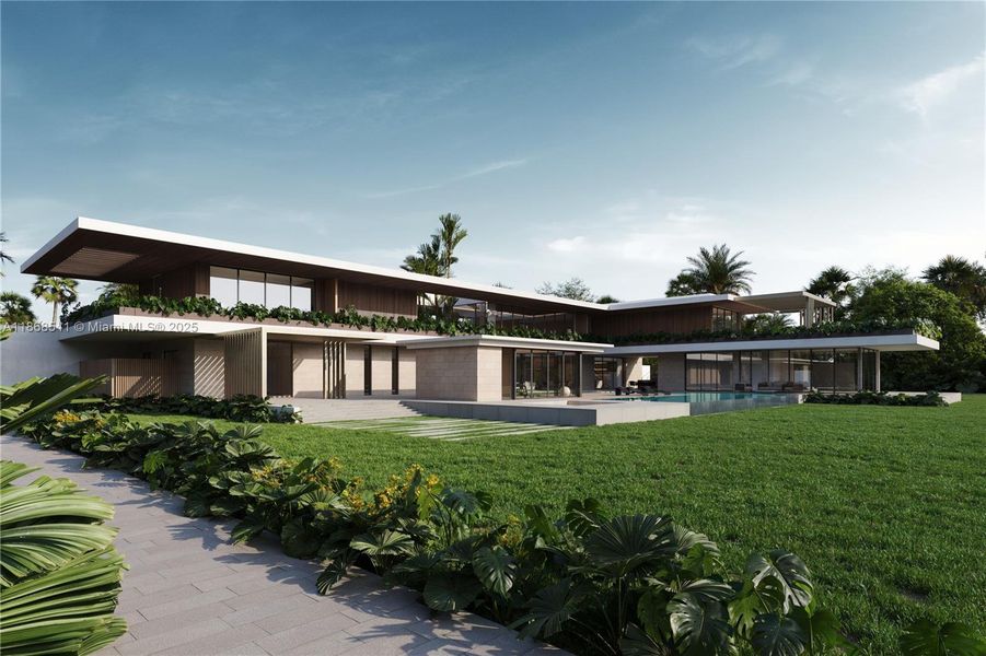 Front exterior of a new home in , Miami, FL, highlighting curb appeal (Image 14). Front exterior of a new home in , Miami, FL, highlighting curb appeal (Image 14).