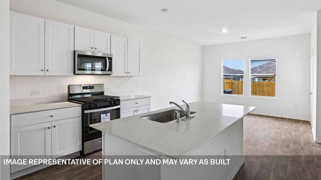 Furnished interior view inside a new home in Wayside, Uhland (Image 5).