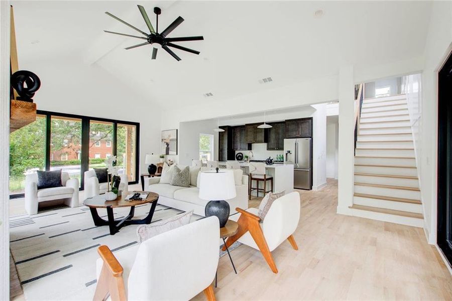 Furnished interior view inside a new home in , Tucker (Image 8).