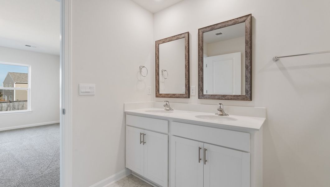 Representative furnished interior of a home built from the CALI by D.R. Horton in Waverly Station, Greenwood (Image 11).