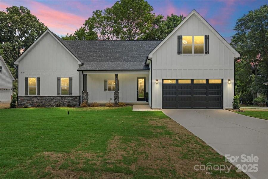 Front exterior of a new home in , Lancaster, SC, highlighting curb appeal (Image 23). Front exterior of a new home in , Lancaster, SC, highlighting curb appeal (Image 23).
