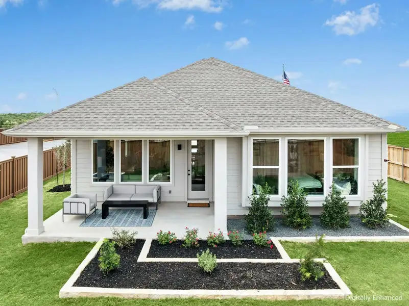 Representative exterior details of a home built from the Upton by Scott Felder Homes in Flora, Hutto (Image 3).