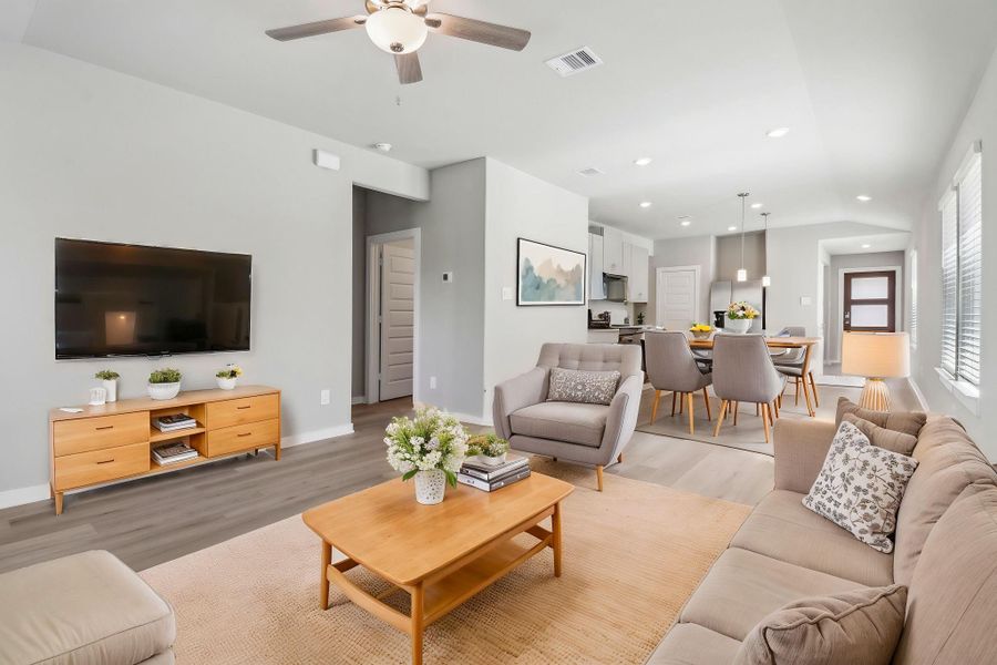 Photo is not of the actual home, but is an inspirational photo of builder’s model home and may depict options, furnishings, and/or decorator features that are not included