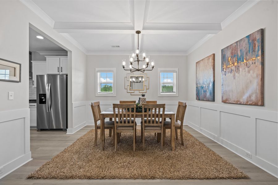 Representative furnished interior of a home built from the Brantley II by Great Southern Homes in Collins Cove, Chapin (Image 10).