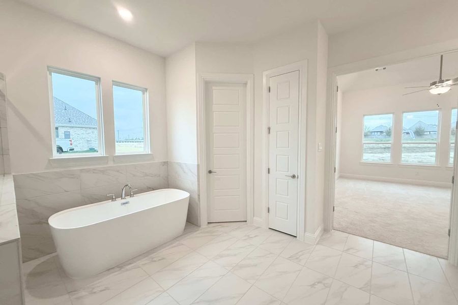 Furnished interior view inside a new home in Ridge Park Estates, Royse City (Image 6).