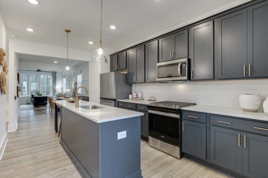 Kitchen featuring Industrial Collection Finishes