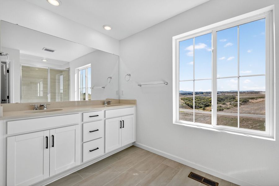 Furnished interior view inside a new home in Macanta, Castle Rock (Image 8).