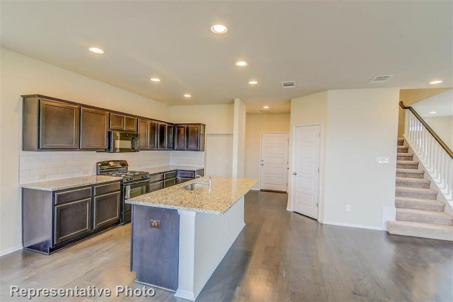 Furnished interior view inside a new home in Edgebrooke, Pflugerville (Image 5).