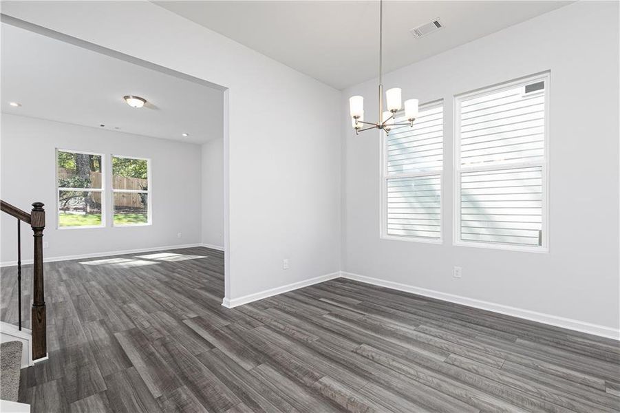 Spacious, unfurnished interior of a new home in Madison at Buice Lake, Acworth (Image 19).
