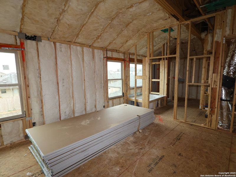 In-progress construction of a new home in Park Place, New Braunfels, TX (Image 20). In-progress construction of a new home in Park Place, New Braunfels, TX (Image 20).