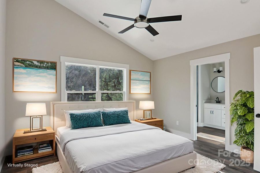 Furnished interior view inside a new home in , Asheville (Image 6). Furnished interior view inside a new home in , Asheville (Image 6).