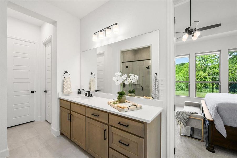 Furnished interior view inside a new home in Sonoma Verde, McLendon-Chisholm (Image 19).