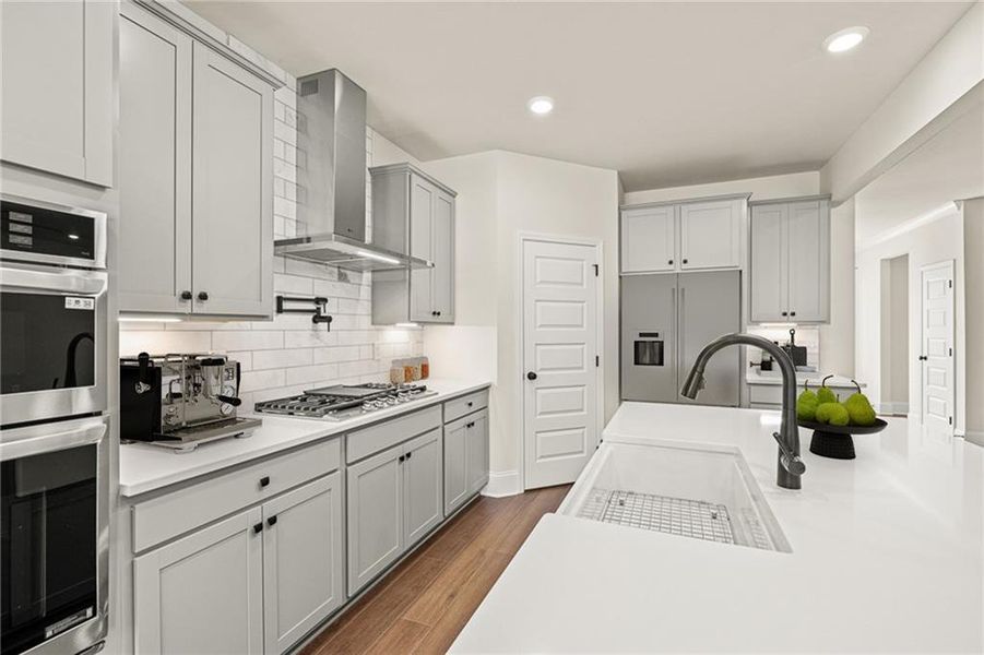 Furnished interior view inside a new home in Salacoa, Calhoun (Image 9).