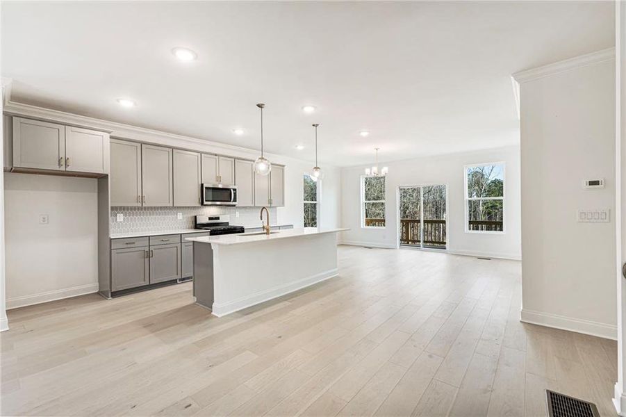 Furnished interior view inside a new home in , Sugar Hill (Image 19).