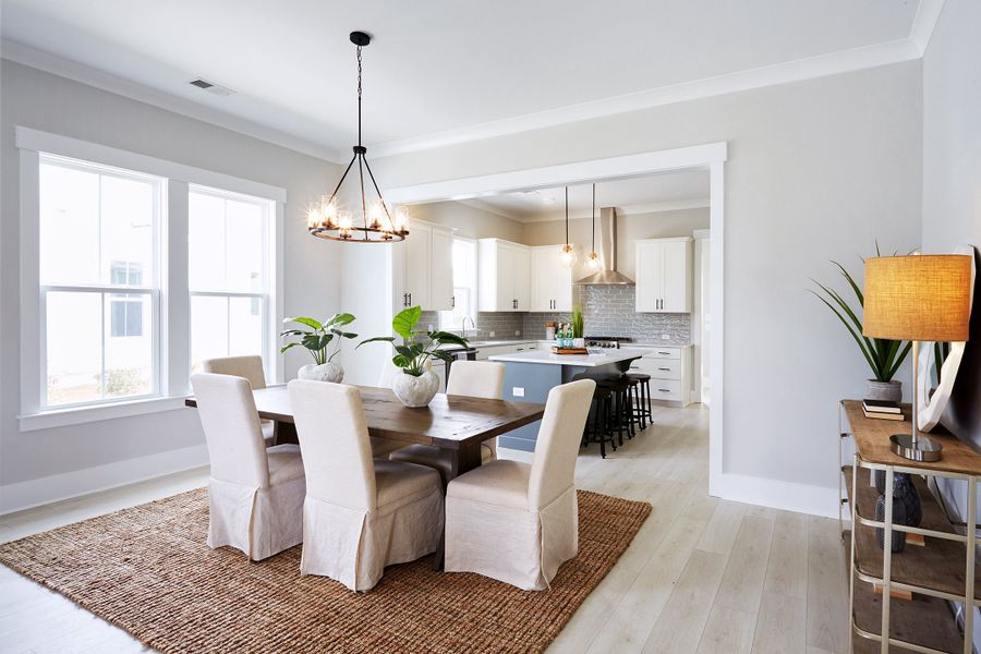 Representative furnished interior of a home built from the Rutledge by Homes by Dickerson in Nexton, Summerville (Image 10). Representative furnished interior of a home built from the Rutledge by Homes by Dickerson in Nexton, Summerville (Image 10).