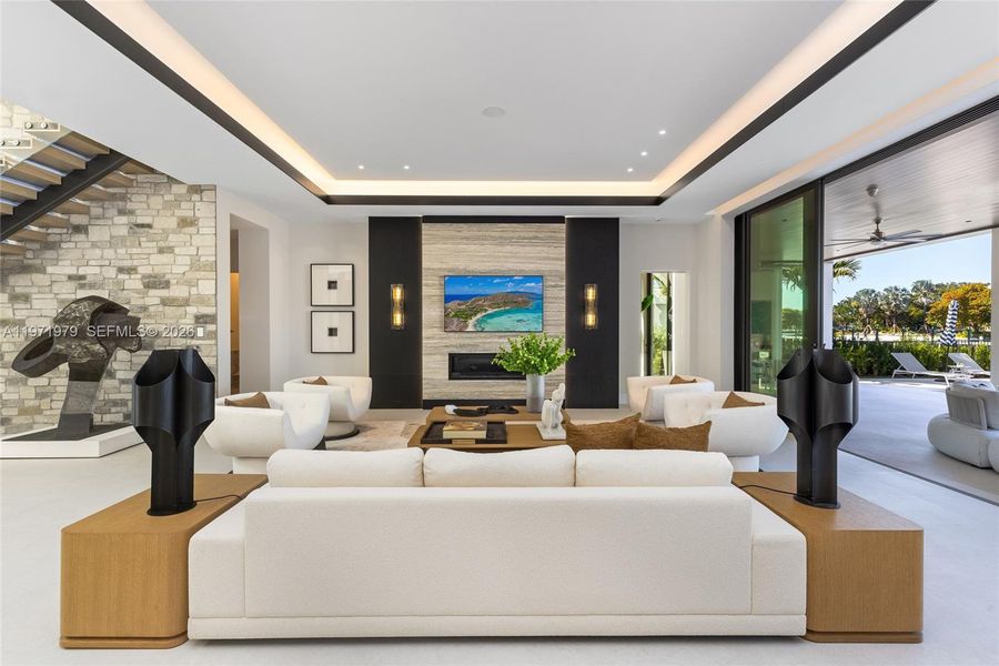 Furnished interior view inside a new home in , Fort Lauderdale (Image 42).