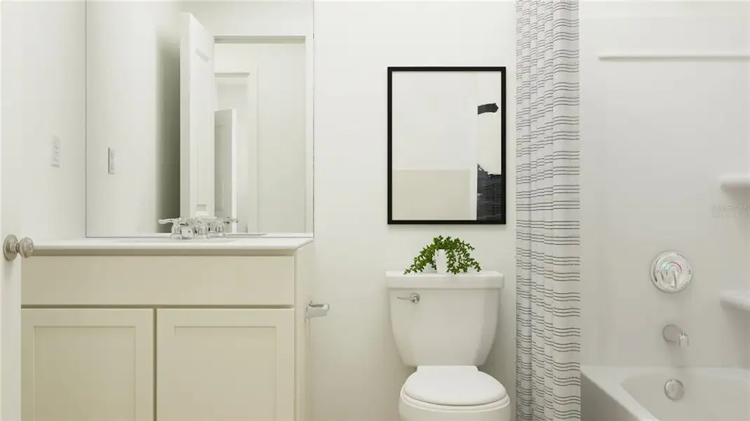 Furnished interior view inside a new home in , Davenport (Image 13).