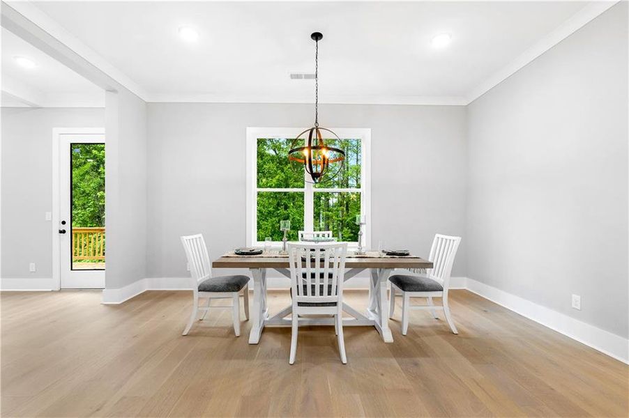 Furnished interior view inside a new home in , Brookhaven (Image 28).