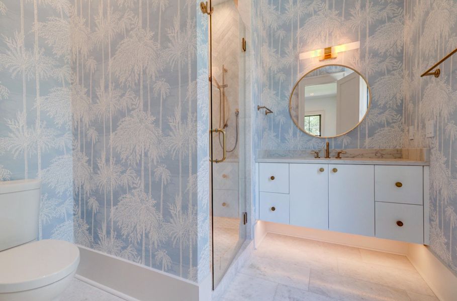 Furnished interior view inside a new home in , Sullivan's Island (Image 19).