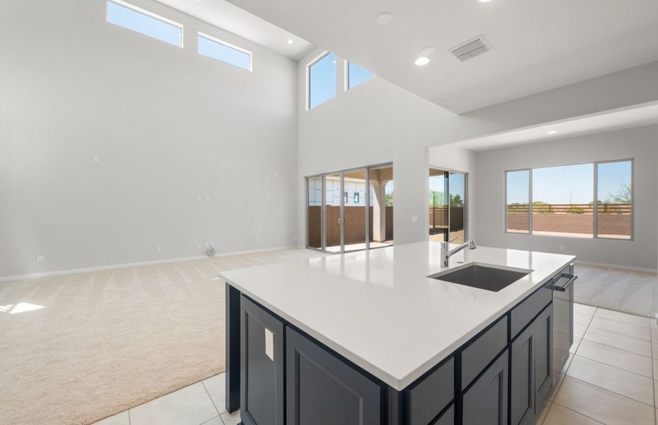 Furnished interior view inside a new home in Legado West, Queen Creek (Image 11).