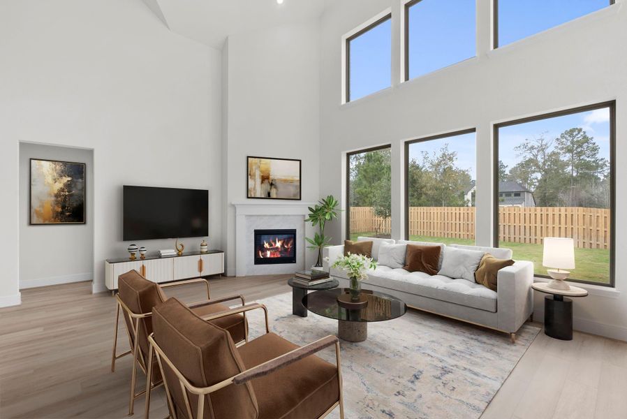 Furnished interior view inside a new home in Colton, Montgomery (Image 10).