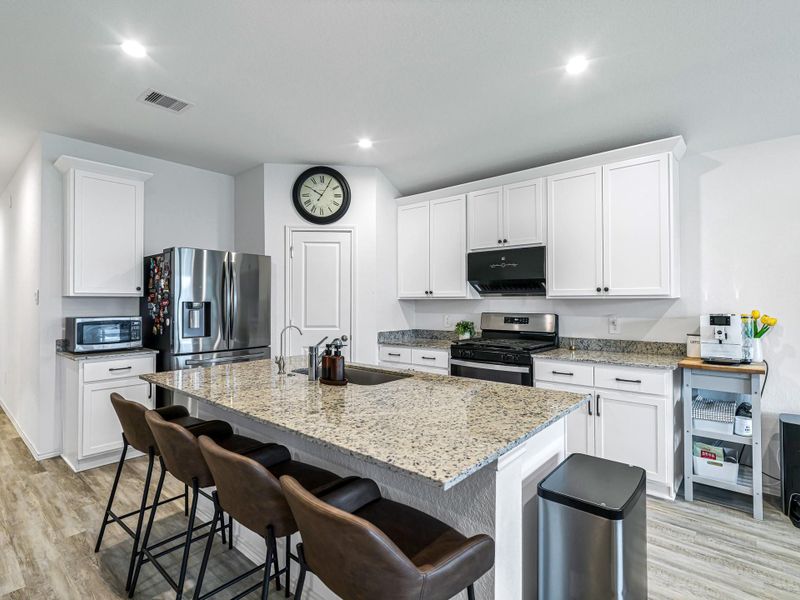 Furnished interior view inside a new home in Tamarron, Fulshear (Image 6).