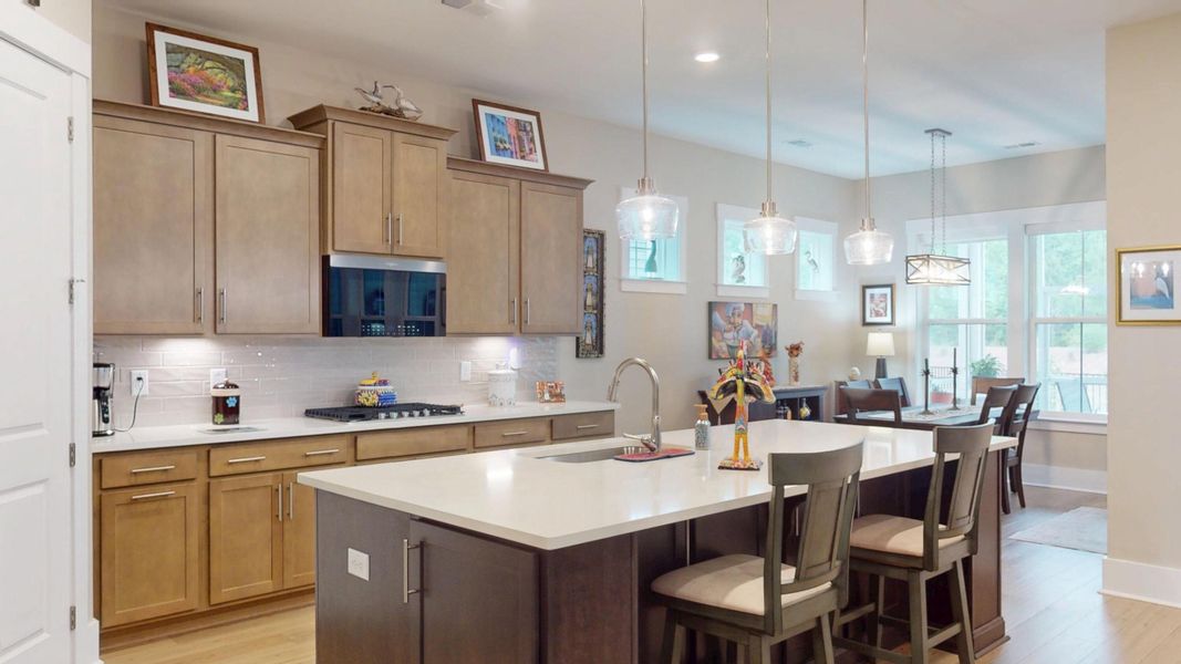 Furnished interior view inside a new home in Summerwind Crossing at Lakes of Cane Bay, Summerville (Image 35).