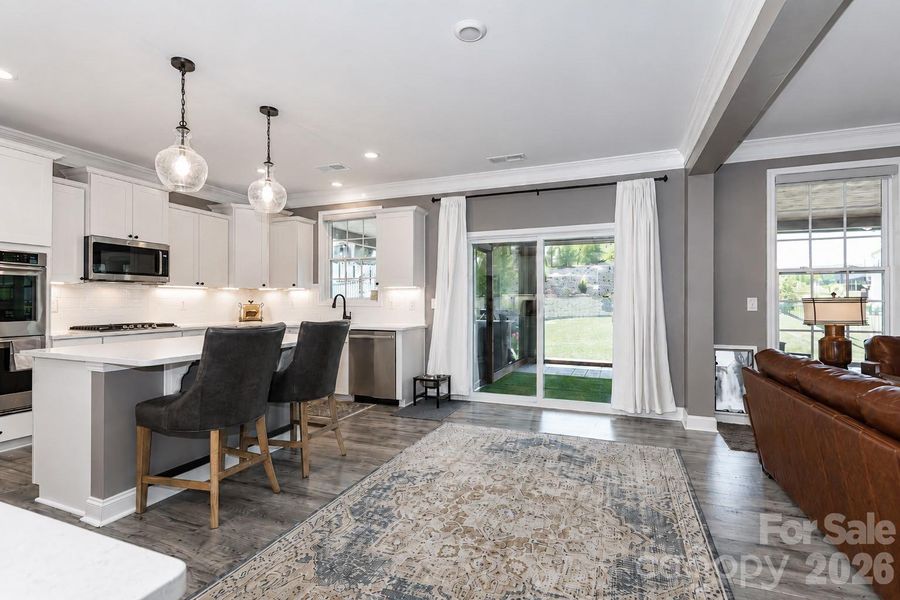 Furnished interior view inside a new home in Falls Cove, Troutman (Image 30).
