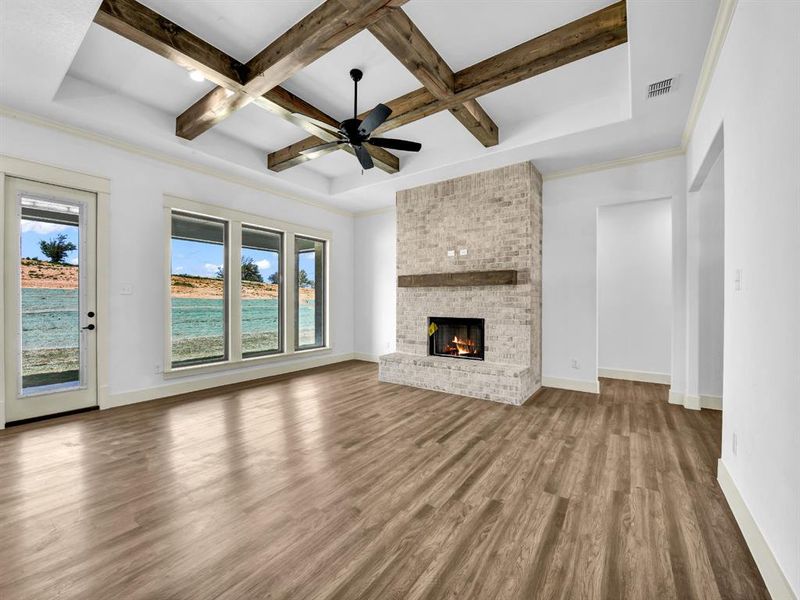Spacious, unfurnished interior of a new home in The Ranches at Valley View, Springtown (Image 26). Spacious, unfurnished interior of a new home in The Ranches at Valley View, Springtown (Image 26).