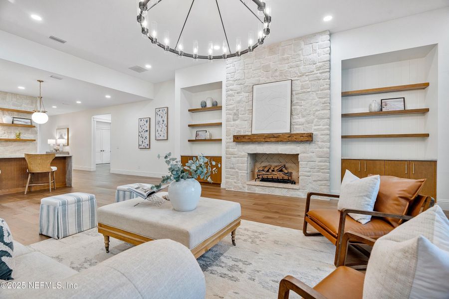 Furnished interior view inside a new home in , St. Augustine (Image 14).