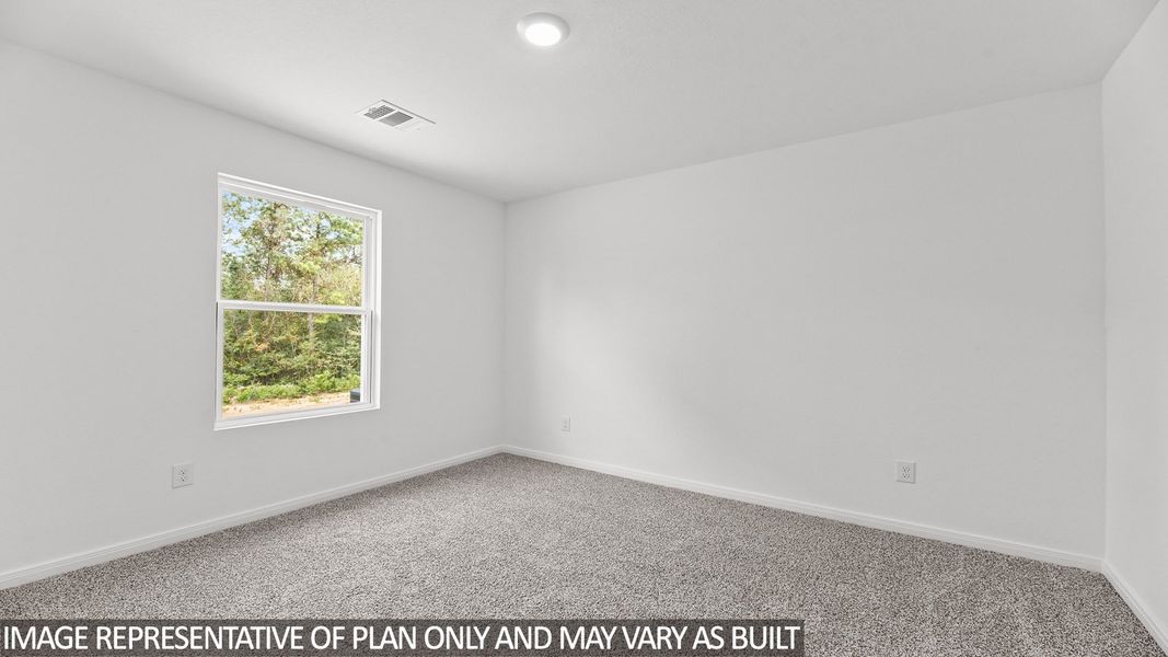 Spacious, unfurnished interior of a new home in Castles Edge, Willis (Image 15).