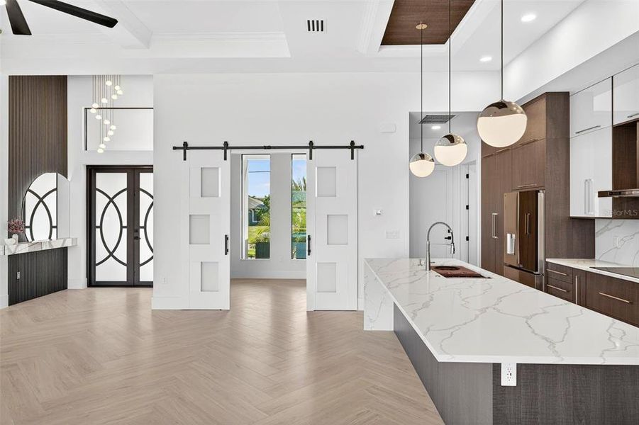 Furnished interior view inside a new home in , Cape Coral (Image 6). Furnished interior view inside a new home in , Cape Coral (Image 6).