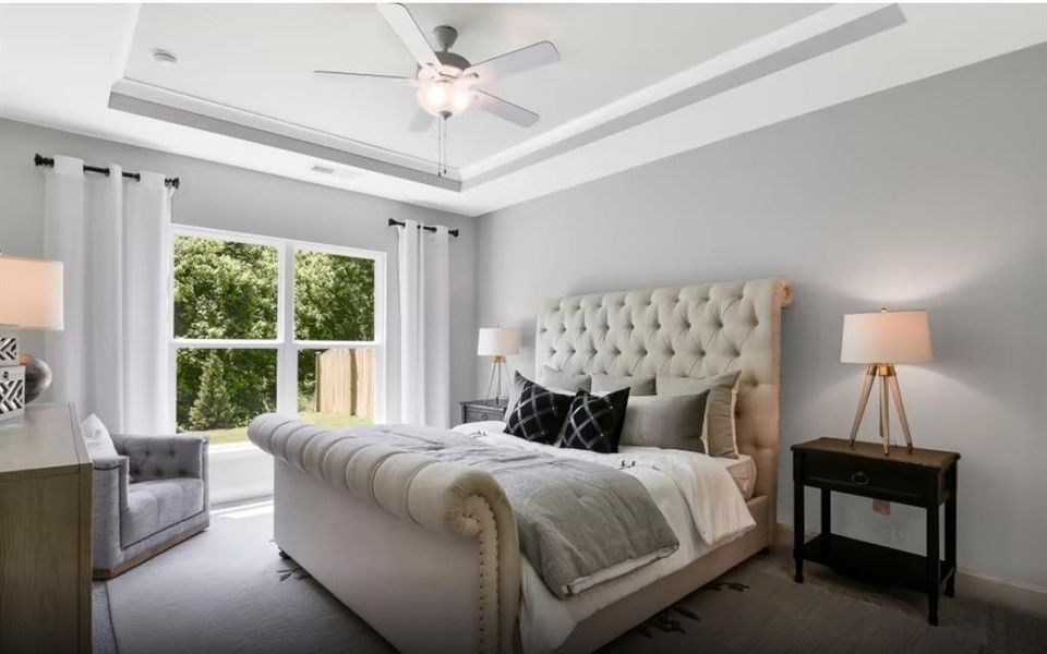 Furnished interior view inside a new home in Hamilton Place, Cartersville (Image 5).