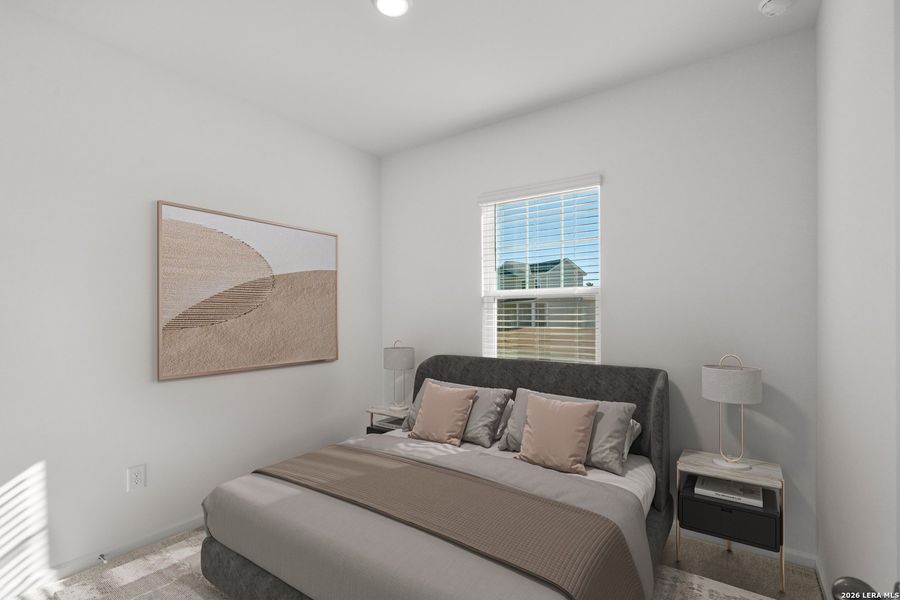 Furnished interior view inside a new home in Sutton Farms, San Antonio (Image 10).