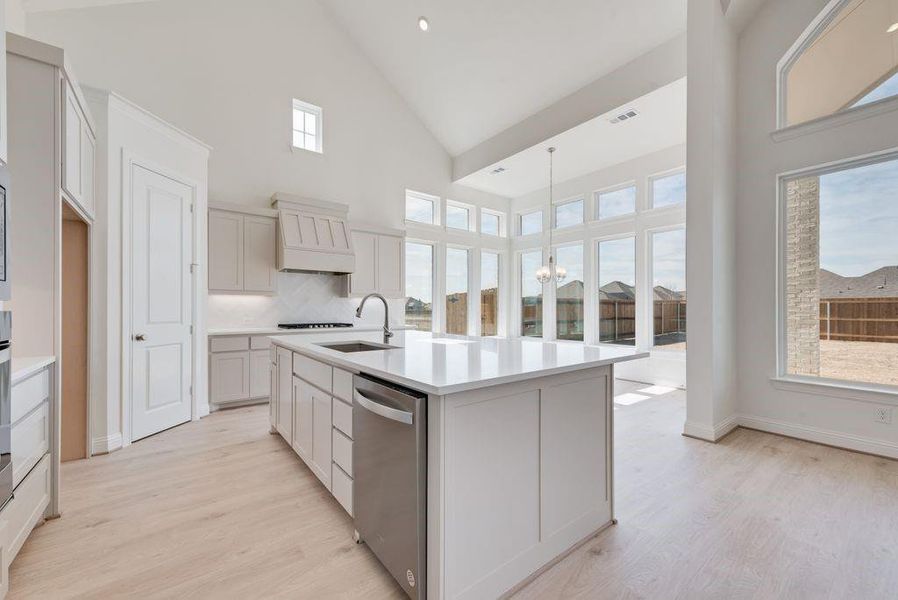 Furnished interior view inside a new home in Park Trails, Forney (Image 9).