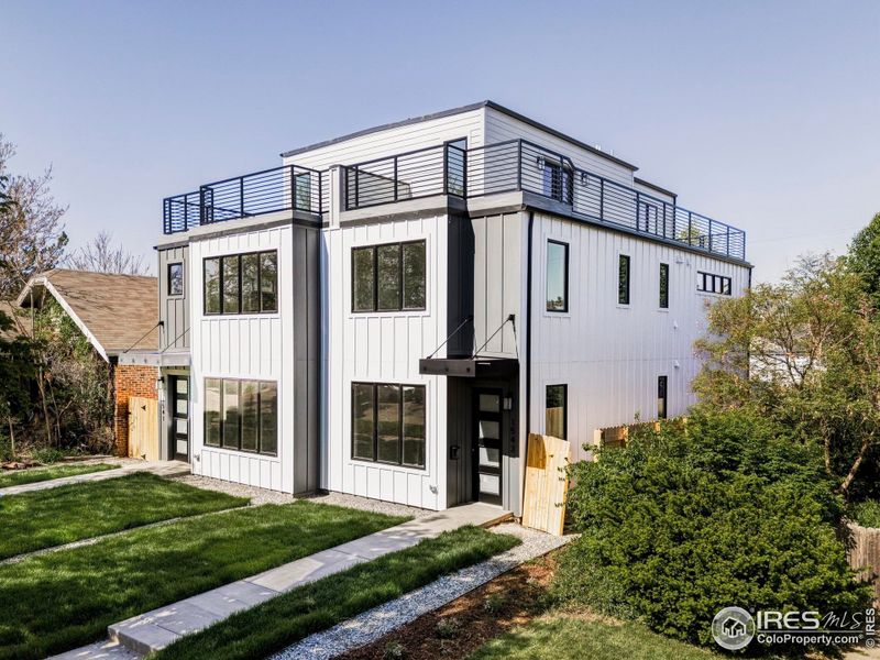 Front exterior of a new home in , Denver, CO, highlighting curb appeal (Image 25).